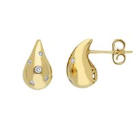 Orecchini Gioielleria Dossena  Donna in Oro giallo Diamante 0.09 Ct 280597BG SONGA - 280597BG SONGA